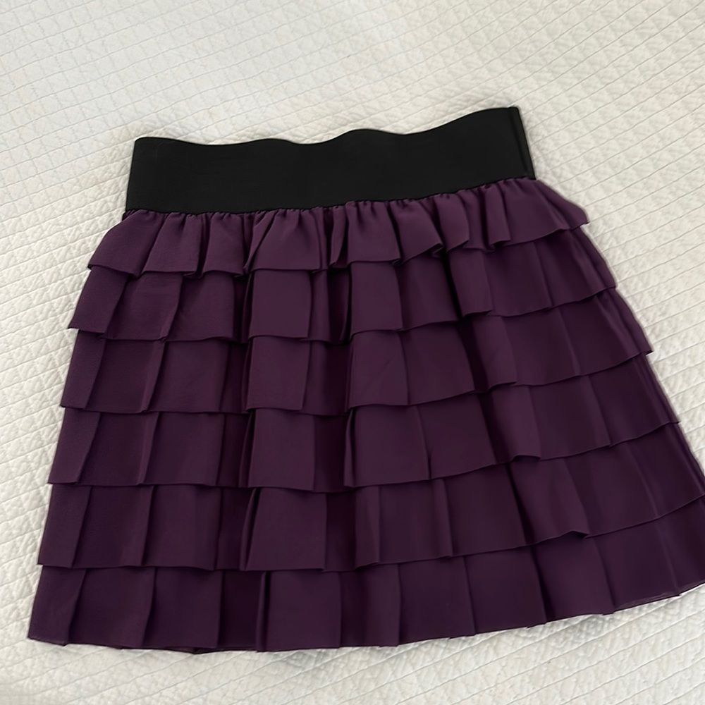 Purple size small mini skirt